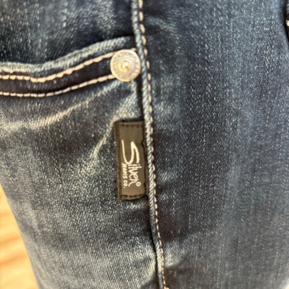 Silver Jeans Co suki bootcut button fly W30 L31 medium wash GUC - Picture 7 of 10